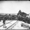 Officers of Union Pacific Rail Road at Ceremony of Laying Last Rail at Promontory