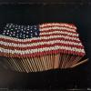 untitled (American flag made by matches)
