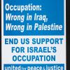 End US Support for Israel's Occupation
