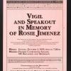 Vigil and speakout in memory of Rosie Jimenez