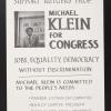 Michael Klein for Congress
