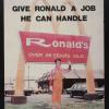 Give Ronald a Job He Can Handle
