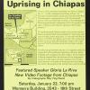 Uprising in Chiapas