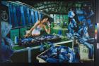 untitled (DJ in a jean factory)