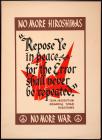 No More Hiroshimas: No More War