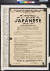 Instructions To All Persons of Japanese Ancestry