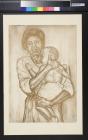 untitled (woman holding an infant in a diaper)