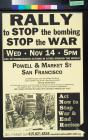 Rally to Stop the bombing : Stop the War