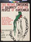 First National Conference Of Solidarity With The People Of Guatemala