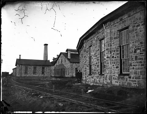 Rear View of Laramie Shops from Southeast, No. 4