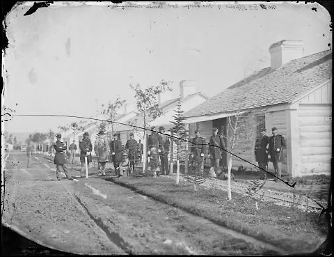 Officers of Fort Bridger, Colonel Morrow Commanding