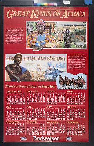 Great Kings of Africa calendar