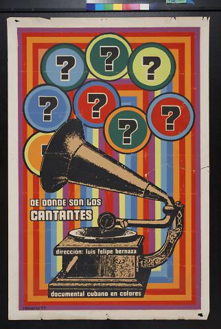 untitled (question marks and phonograph)
