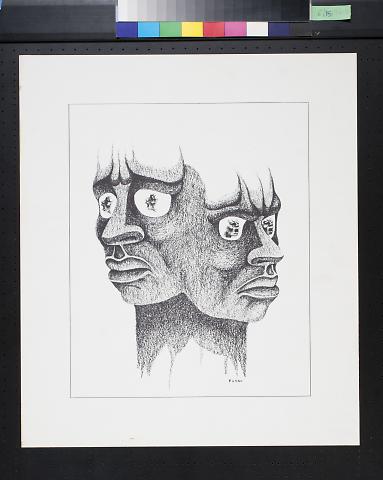 untitled (two faces)