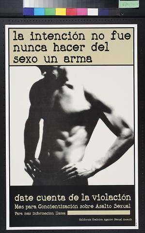 La Intencion no Fue Nunca Hacer del Sexo un Arma [Sex was never meant to be a weapon]