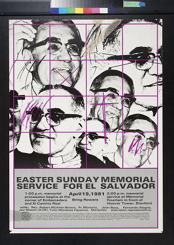 Easter Sunday Memorial Service for El Salvador