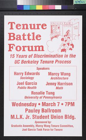 Tenure battle forum