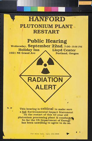 Hanford Plutonium Plant Restart