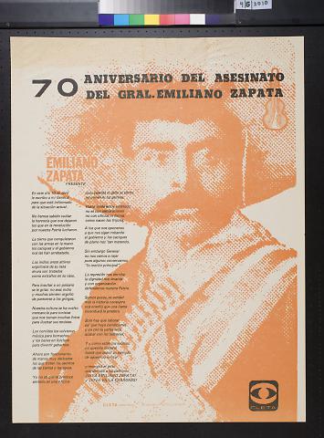 70 Aniversario Del Asesinato Del Gral. Emiliano Zapata