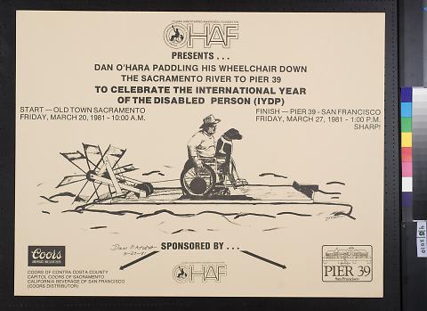 OHAF presents Dan O'Hara paddling his wheelchair down the Sacramento River to Pier 39