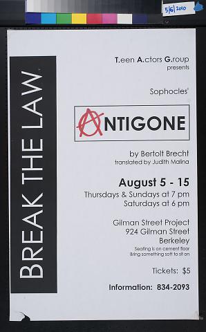 Antigone, Break the Law