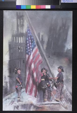 untitled (Ground Zero Flag Raising)