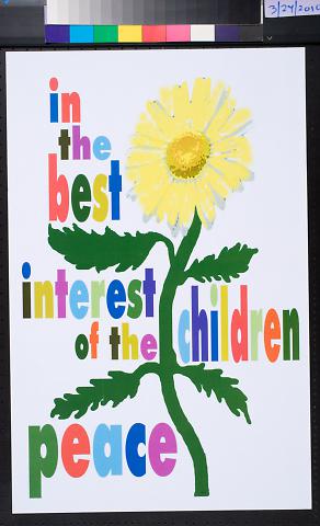 in the best interest of the children: peace