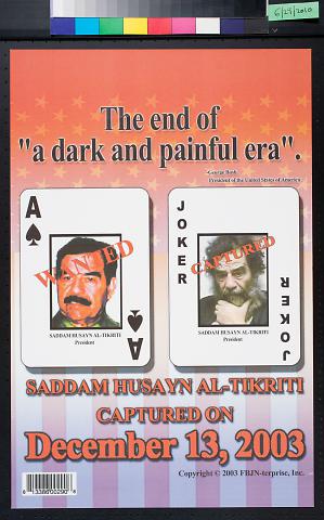 Saddam Husayn Al-Tikriti : Captured On December 13, 2003