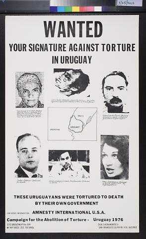 Wanted Your Signature Against Torture In Uruguay