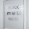 White Imitates Black