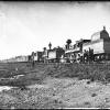 Construction Train End of Track near Bear River, General Casement's Outfit