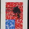 untitled (splatter painted American flag)