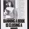 Banning A Book Is Closing A Mind.