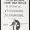 Berkeley High School Student Union Program