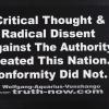 Critical thought & radical dissent...