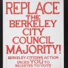 Replace the Berkeley City Council Majority!