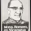 Mons. Romero, En Nicaragua Le Veneramos [In Nicaragua we honor you]