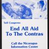 Nicaragua Is Not Our Enemy: End All Aid To The Contras