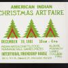 American Indian Christmas Art Faire