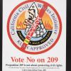 Vote No on 209