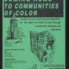 Coming Home To Communities of Color