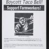Boycott Taco Bell! Support Farmworkers!