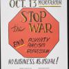 Oct. 13 Moratorium: Stop the war