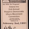 Attend the 2nd Annual People's Democratic Uhuru Movement Convention