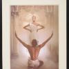 untitled (man in a white loincloth kneeling at the feet of a woman in a white toga)