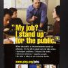 My job? I stand up for the public