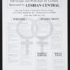 Fall Groups and Workshops for Lesbians Sponsored by Lesbian Central