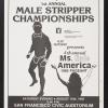 1st Annual Male Stripper Championships