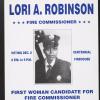 Elect Lori A. Robinson Fire Commissioner