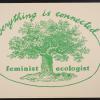 everything is connected: feminist ecologist